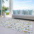 3' X 5' Ivory Gold Black And Gray Nutcracker Washable Indoor Outdoor Area Rug
