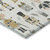 3' X 5' Ivory Gold Black And Gray Nutcracker Washable Indoor Outdoor Area Rug
