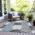 Geometric Washable Indoor Outdoor Area Rug