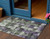 Striped Washable Indoor Outdoor Area Rug