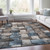 Striped Washable Indoor Outdoor Area Rug