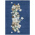 10' X 14' Navy Blue Beige Ivory And Taupe Presents Washable Indoor Outdoor Area Rug