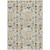 3' X 5' Beige Gold Black And Gray Nutcracker Washable Indoor Outdoor Area Rug