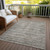 Striped Washable Indoor Outdoor Area Rug