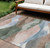 Abstract Washable Indoor Outdoor Area Rug