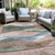 Abstract Washable Indoor Outdoor Area Rug