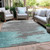 Abstract Washable Indoor Outdoor Area Rug