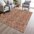Floral Washable Indoor Outdoor Area Rug