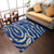 Rugsotic Carpets Hand Tufted Wool Square Contemporary - Blue - 8'x8'