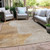 Geometric Washable Indoor Outdoor Area Rug