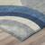 5' X 8' Navy Blue And Blue Abstract Washable Indoor Outdoor Area Rug