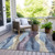 Abstract Washable Indoor Outdoor Area Rug