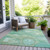Abstract Washable Indoor Outdoor Area Rug