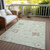 Floral Washable Indoor Outdoor Area Rug