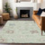 Floral Washable Indoor Outdoor Area Rug