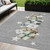 5' X 8' Gray Beige Ivory And Taupe Presents Washable Indoor Outdoor Area Rug