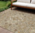 Medallion Washable Indoor Outdoor Area Rug