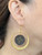 LV Again -Hoop Diamond Logo Earrings