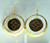 LV Again -Hoop Diamond Logo Earrings