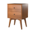 Flynn Mid Century Modern 2 Drawer Nightstand