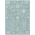 Floral Washable Indoor Outdoor Area Rug