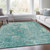 Abstract Washable Indoor Outdoor Area Rug