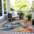 Geometric Washable Indoor Outdoor Area Rug