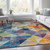 Geometric Washable Indoor Outdoor Area Rug