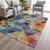 Geometric Washable Indoor Outdoor Area Rug