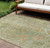 Abstract Washable Indoor Outdoor Area Rug