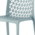 Set of Two Heavy Duty Plastic Outdoor Stacking Dining Chairs
