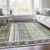 Striped Washable Indoor Outdoor Area Rug