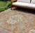 Medallion Washable Indoor Outdoor Area Rug
