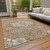 Medallion Washable Indoor Outdoor Area Rug