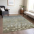 Floral Washable Indoor Outdoor Area Rug