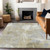 Floral Washable Indoor Outdoor Area Rug