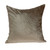 Parkland Collection Druzy Taupe Solid Throw Pillow