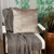 Parkland Collection Druzy Taupe Solid Throw Pillow