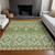 Aztec Washable Indoor Outdoor Area Rug