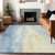 Abstract Washable Indoor Outdoor Area Rug