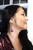 Christmas- Metallic Pink Tinsel Tassel Earrings