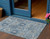 Floral Medallion Washable Indoor Outdoor Area Rug
