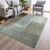 Abstract Washable Indoor Outdoor Area Rug
