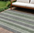 Striped Washable Indoor Outdoor Area Rug
