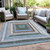 Geometric Washable Indoor Outdoor Area Rug