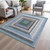 Geometric Washable Indoor Outdoor Area Rug