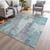 Abstract Washable Indoor Outdoor Area Rug