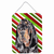Candy Cane Holiday Christmas Design with Dog Wall or Door Hanging Prints - 615872849758