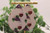 Wine & Grapes Teardrop Faux Leather Earrings | Hypoallergenic
