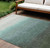 Ombre Washable Indoor Outdoor Area Rug